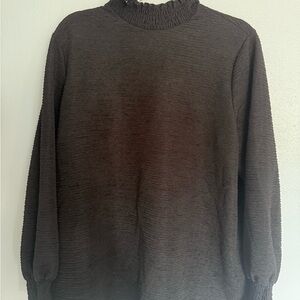 SHEIN Black Long Sleeve Top